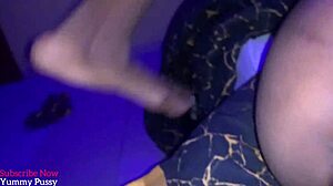 Chubby Ebony Wife Rides Huge Cock in Homemade Dorm Casting