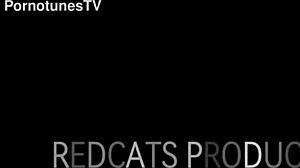 Red Cat milf legs tied tight fucked deep by homemade machine domination