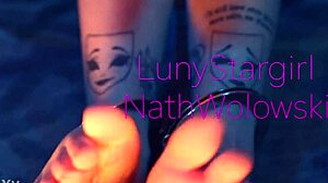 Bratty Footjob Training Worship