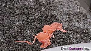 Hot Teen Slut Bounces Hard on Monster Cock for Facial