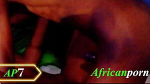 Ebony Teen Squirms as Arrow Dick Pounds Her Hard