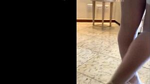 gostosa casada shows off fat ass in lingerie for voyeur hubby