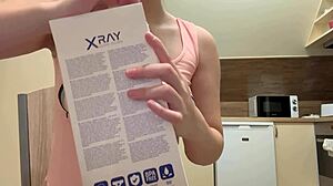 Stepsister SLIPS cock in PUSSY for JOI test, DILDOS to wet ORGASM