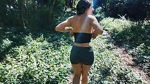 Hot Stepdaughter Teases Daddy In Woods Until He Takes Her Tight Virgin Ass Full Video