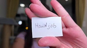 horny stepsister sucks stepbrother's cock in living room cum in mouth