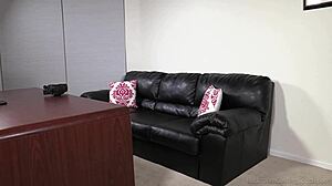 ever wonder what happens when big titty brunette corra bares it all for her first camera facial