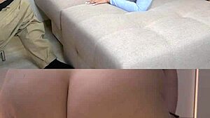 this curvy cuckold couple tries dirty talk blowjob first time ever