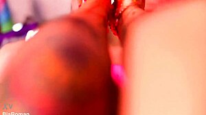 femdom spits food gagging feet messy closeup domination