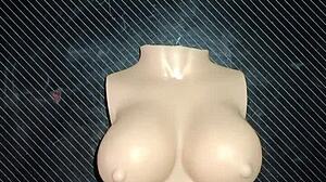 a dolly winces but loves my cock stretching her tiny shaved vagina so deep missionary style