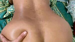 Brunette colombian prostitute bent over takes hard anal assfucking from big cock