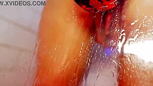 yo goth sluts you oil up those big tits and fuck hard in shower