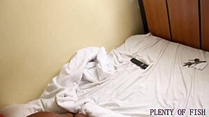 ebony babe takes bbc pounding from bedroom to bathroom in hardcore chase