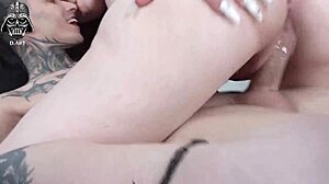 stepsis sneaks blowjob no condom then begs for ass cum finish