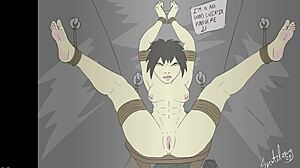 Bound cheater, your feet fantasy ends now in this twisted cartoon trap