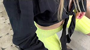 i finally get the best girlfriend blowjob outdoors