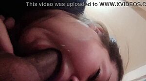 damn this chubby latina deepthroats monster cock all sloppy and skilled