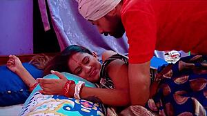 juicy indian housewife romantic bedroom creampie with deepthroat pussy fuck