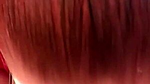 Cock loving young wife bitch slurps sloppy deepthroat on homemade glasses slut session