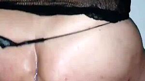 reymisterio422 hunts outdoor veggies as crossdressing trans in retro public anal adventure