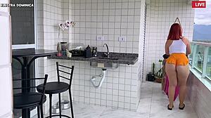 POV Latina Maid's Perfect Ass Drives Me Wild With Lust