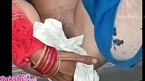 Desi Stepson Watches Stepmom Pee Big Pussy Then Fucks It