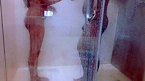 hey babe, feel this hot shower sex pulsing with our girlfriend's intimate pussy orgasms