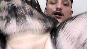 sexy carnival brunette girlfriend rides huge cock cowgirl after wild anal pounding