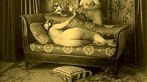 Peeking at Vintage Granny's Bush in Retro Fuck Flick