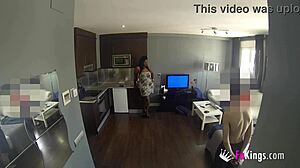 the cuban babysitter assistant lisa black with big tits and ass bends over for boss jordi at fakings offering deepthroat blowjob doggystyle cumshot interracial service