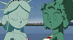 lady enjoys freedom day 2021 celebrations outdoors