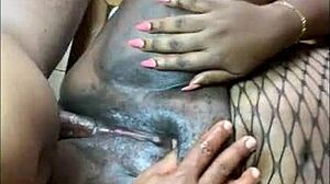 Curvy Ebony Slut Begs for Big Black Cock to Stretch Her Tight Asshole