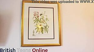 naughty british college student in lingerie sneaks to suck stepdad's cock hard