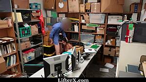 shane blair caught shoplifting stripped fucked doggystyle lp office
