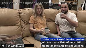 stacy shepard's shaved pussy gapes from nurse hitachi orgasms