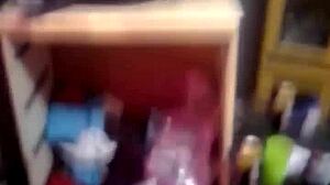 fucking my fat wife while watching me drill tight teen stepdaughter