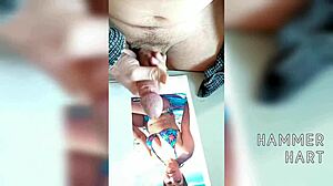 Homemade muscular german bodybuilder jerks huge shaved cock moaning to massive cum closeup
