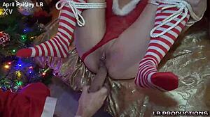 Santa's whores, wanna see us fist asses and gag on monster cocks for Christmas? 