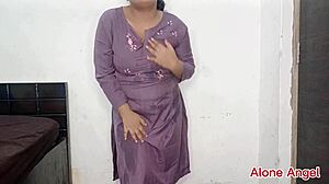 oh man my tight virgin pussy seduces with huge natural boobs