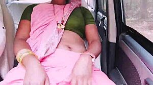 indian bhabi cheats on husband for boyfriend pussy fuck on drive