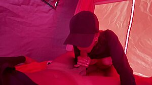 Flaca culona bent over in beach tent for rough doggystyle pussy pounding!