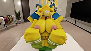 Furry Couple's Wild Anal Fuck in Robloxian House Frenzy