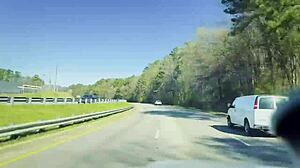 Cheating wife rips clothes for bbc deepthroat devour post road trip