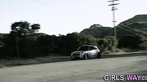 Lesbian babe in heels tribs pussy on pussy