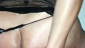 reymisterio422 hunts outdoor veggies as crossdressing trans in retro public anal adventure