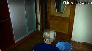 What if your short-haired milf maid with stockings craves submissive couple play?