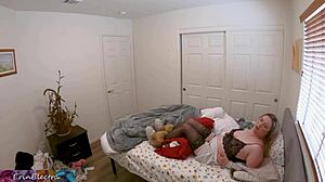 Stepmom's back hurts bad. But her big tits and ass crave monster cock riding now