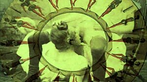 Peeking at Vintage Granny's Bush in Retro Fuck Flick