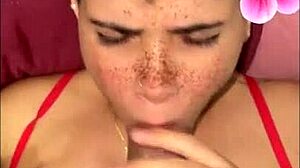 stepsister sneaks into my room and jerks my huge cock with her tight pussy gaping wide