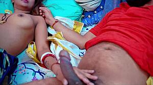 juicy indian housewife romantic bedroom creampie with deepthroat pussy fuck