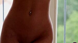 Russian Blonde Teen Aleksandra Smelova Strips Lingerie Poses Natural Small Tits Ass